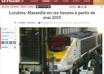 [Vu sur le net] Un train direct entre Londres et Marseille dès 2015