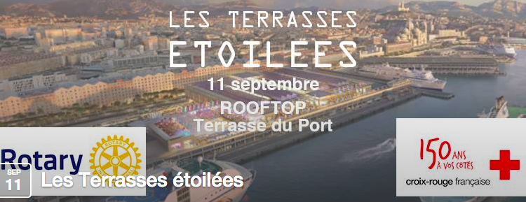 "Les terrasses étoilées" : soirée rooftop aux Terrasses du Port, à Marseille, jeudi 11 septembre