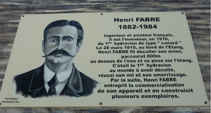 [Diapo sonore] Hommage rendu à Henri Fabre par La Mède et Marignane