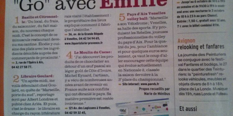 [Bonnes adresses] Cinq coups de coeur de GoMet' dans Femina