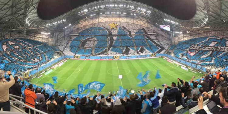 OM-PSG tifo