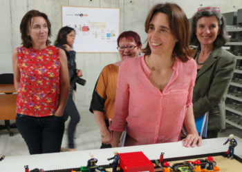 Sophie Camard (EELV) en visite à Bouc-Bel-Air pour défendre l’économie circulaire