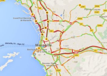 [Info trafic] Aix Marseille Provence paralysée par les opérations des taxis