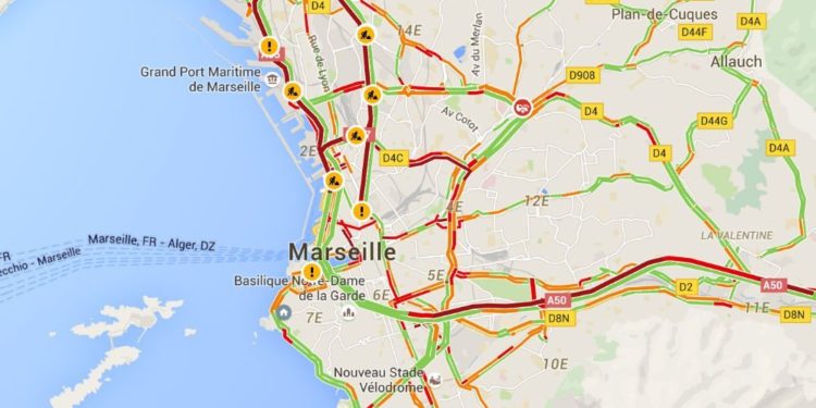 [Info trafic] Aix Marseille Provence paralysée par les opérations des taxis
