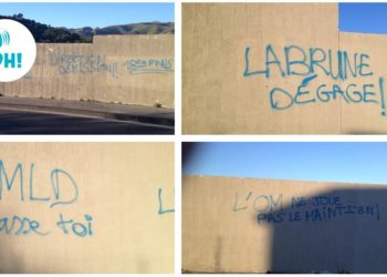 [Flash info 9h] Des inscriptions hostiles aux dirigeants de l'OM sur les murs de la Commanderie