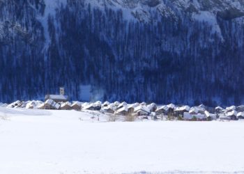 Le village de Saint-Véran dans le Queyras (Crédit archives Gomet')
