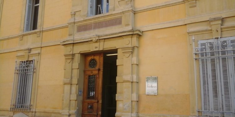 La façade du collège des Prêcheurs (archives Gomet').