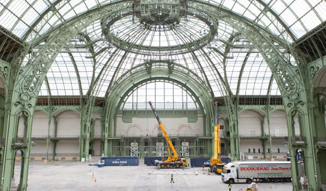 Les conteneurs de CMA-CGM, vedettes de l’expo Monumenta 2016 au Grand-Palais