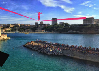 slackline traverse vieux port slackline