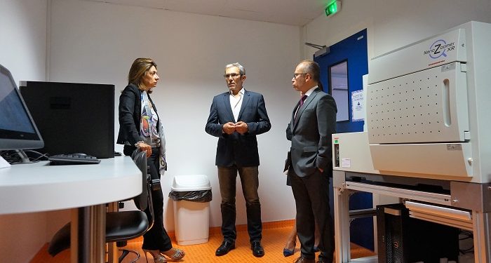 Martine Vassal visite les entreprises de Marseillle Immunpole