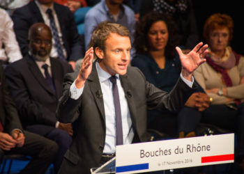 Marseille, Les Pennes-Mirabeau : 10 images symbole du premier déplacement du candidat Macron