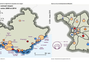 Évolution de la population : les communes des périphéries plus dynamiques que Marseille et Nice