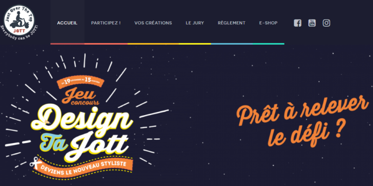Un jeu-concours digital pour les fans de Jott