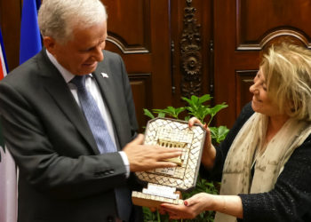 Rencontre entre le maire de Baalbeck et Maryse Joissains Masini