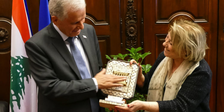 Rencontre entre le maire de Baalbeck et Maryse Joissains Masini