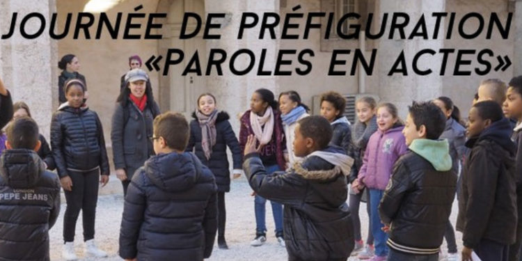 Les apprentis acteurs interviennent au collège