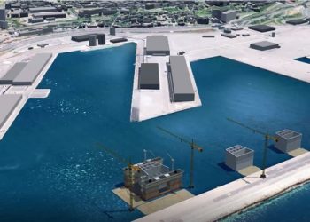 Le port de Marseille accueille l’usine de Bouygues pour l’extension en mer de Monaco