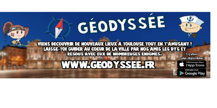 Géodyssée, une appli développée avec le soutien de So Toulouse
