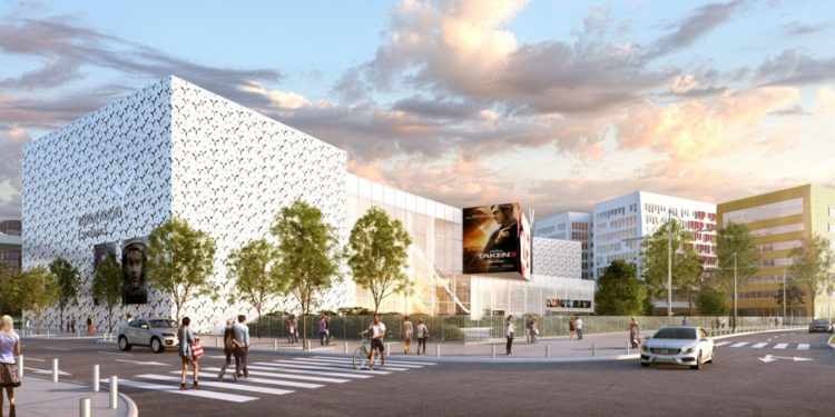 Début du chantier du cinéma Gaumont Pathé de La Joliette