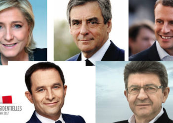 Mélenchon et Macron en tête outre-Atlantique