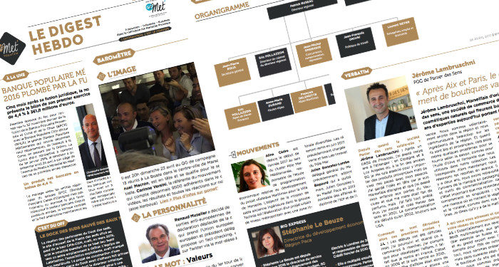 À la Une du Digest Hebdo n°20, la Banque populaire Méditerranée et le Dock des suds