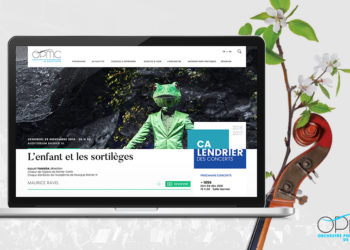 Tequilarapido compose le nouveau site de l’Orchestre Philarmonique de Monte-Carlo