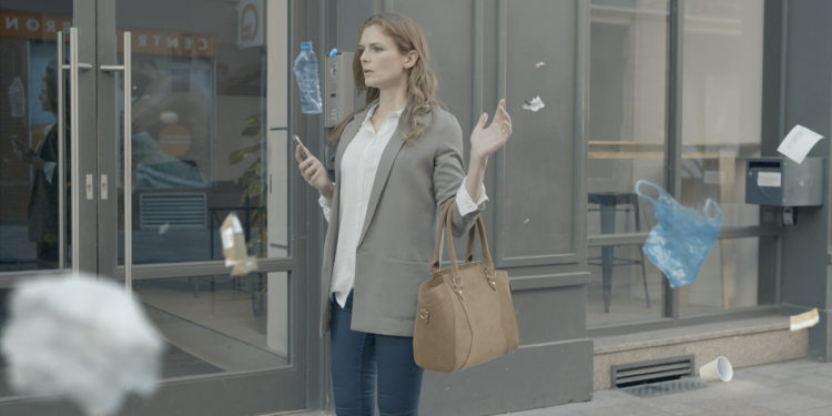 Pinkanova fait léviter la campagne pour la propreté à Toulouse