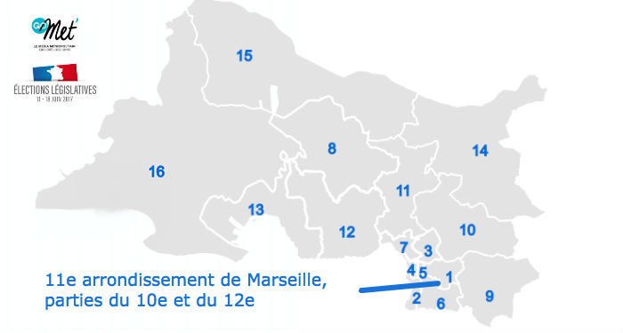 Législatives 2017 : la présentation des 16 circonscriptions des Bouches-du-Rhône