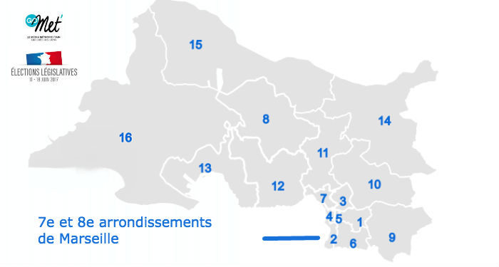 Législatives 2017 : la présentation des 16 circonscriptions des Bouches-du-Rhône