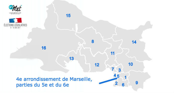 Législatives 2017 : la présentation des 16 circonscriptions des Bouches-du-Rhône