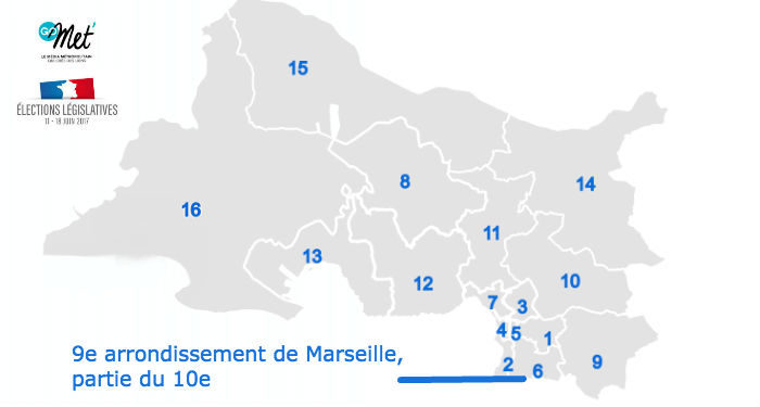 Législatives 2017 : la présentation des 16 circonscriptions des Bouches-du-Rhône