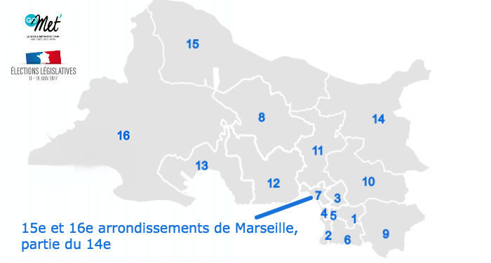 Législatives 2017 : la présentation des 16 circonscriptions des Bouches-du-Rhône