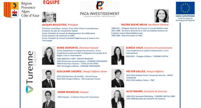 Le fonds régional Paca Investissement à la rencontre des entrepreneurs