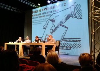Forum anti-haine, tous unis contre Marine Le Pen au théâtre Toursky