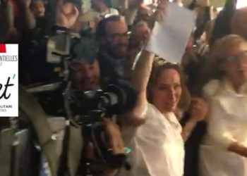 Corinne Versini, la déclaration aux militants après les résultats.