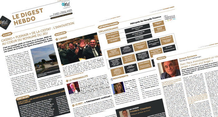 A la Une du Digest Hebdo n°24 : l’ouverture du casino Partouche de La Ciotat 