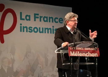 Jean-Luc Mélenchon (LFI) annonce sa victoire face à Corinne Versini (LREM)
