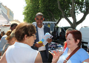 [Législatives] 7e circonscription : Saïd Ahamada (LREM) en visite chez Enogia
