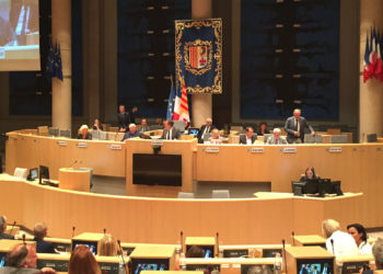 L'hémicycle de la Région Provence Alpes Côte d'Azur (archives Gomet').