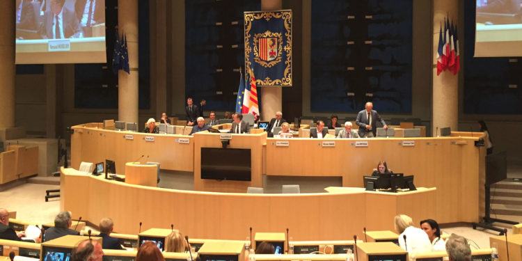 L'hémicycle de la Région Provence Alpes Côte d'Azur (archives Gomet').