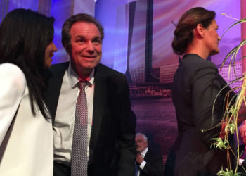 Renaud Muselier en discussion avec Samia Ghali (archives Gomet')