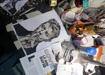 Les portraits confettis de Ced Vernay aux Docks Village