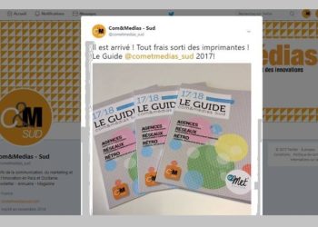 Com& Médias du Sud de la France : le guide 2017-2018 est paru!