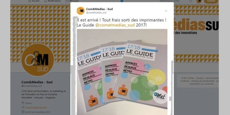 Com& Médias du Sud de la France : le guide 2017-2018 est paru!