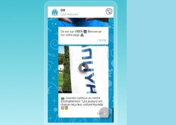 L’Olympique de Marseille lance son compte public sur l’application Rakuten Viber