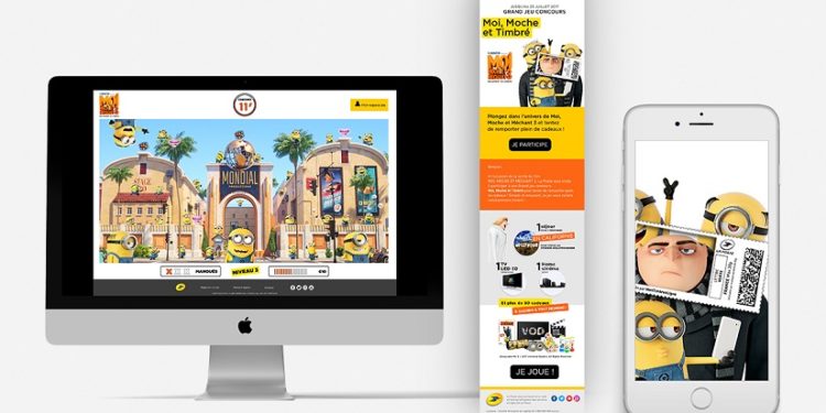 Dunk! crée le jeu Moi, moche et timbré pour La Poste