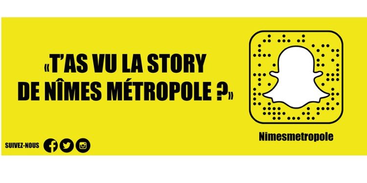Nîmes Métropole débarque sur Snapchat