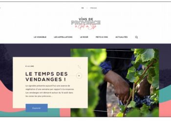 Un nouveau site web pour les Vins de Provence