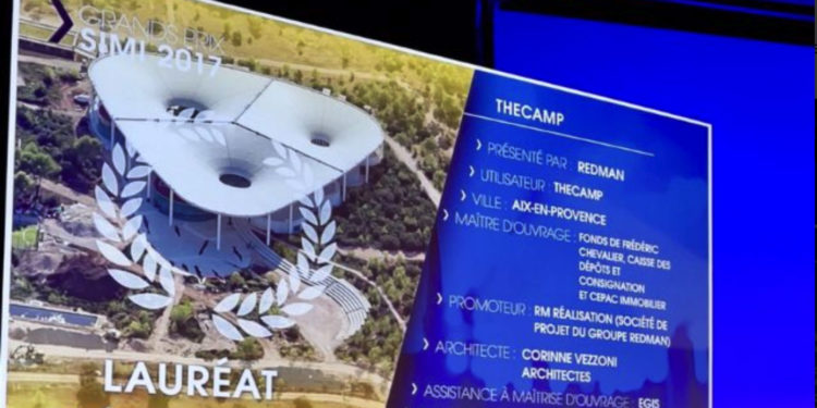 thecamp récompensé au salon de l’immobilier d’entreprises Simi