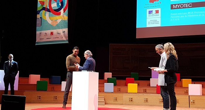 Myotec (Aix-en-Provence) remporte le concours national Talents des cités